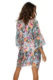 Bay Breeze Floral Tropical Print in Coverup Bell Sundress Coverup - Subtle Luxury