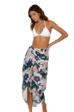 Braided 5 - 1 Coverup Sarong in Sundry Floral Print - Subtle Luxury