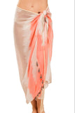 Braided Multi - Wear Coverup Sarong in Shades of Color Print - Subtle Luxury
