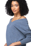 California Cashmere by Subtle Luxury Cashmere 100% Cashmere Reversible Easy V-Neck Sweater in Fall Favorites