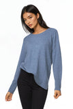 California Cashmere by Subtle Luxury Cashmere Comfort Crew / S/M / Bijou Blue 100% Cashmere Comfort Crewneck Sweater