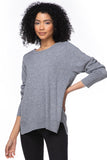 California Cashmere by Subtle Luxury Cashmere Comfort Crew / S/M / Cloudy 100% Cashmere Comfort Crew Sweater
