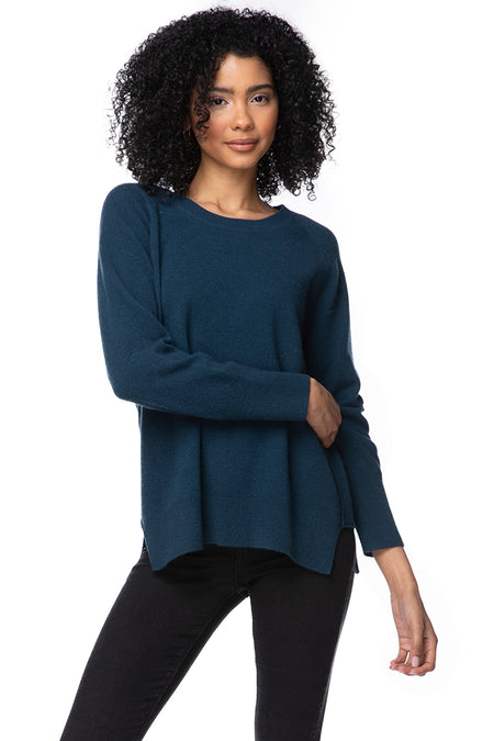 Nelly Washable Cashmere V-neck Pullover Sweater Knit