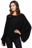 California Cashmere by Subtle Luxury Cashmere Convertible Multi-Wear 100% Cashmere Poncho Sweater Pullover