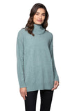 California Cashmere by Subtle Luxury Cashmere Evelyn Removable Cashmere Cowl to Crew / S/M / Aspen 100% Cashmere Evelyn Cowl to Crewneck Sweater