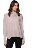 California Cashmere by Subtle Luxury Cashmere Evelyn Removable Cashmere Cowl to Crew / XS/S / Dorchester 100% Cashmere Evelyn Cowl to Crewneck Sweater