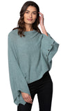 California Cashmere by Subtle Luxury Cashmere Florance pullover / O/S / Aspen Convertible Multi-Wear 100% Cashmere Poncho Sweater Pullover