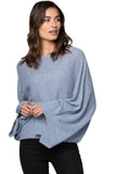 California Cashmere by Subtle Luxury Cashmere Florance pullover / O/S / Eventide Convertible Multi-Wear 100% Cashmere Poncho Sweater Pullover