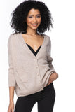 California Cashmere by Subtle Luxury Cashmere Loose & Easy Cardigan / S/M / Lt. Weight Beige 100% Cashmere Favorites Loose & Easy Cardigan