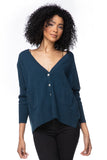 California Cashmere by Subtle Luxury Cashmere Loose & Easy Cardigan / S/M / Majolica Blue 100% Cashmere Favorites Loose & Easy Cardigan