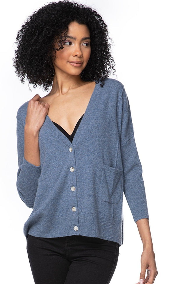 California Cashmere by Subtle Luxury Cashmere Loose & Easy Cardigan / XS/S / Bijou 100% Cashmere Favorites Loose & Easy Cardigan