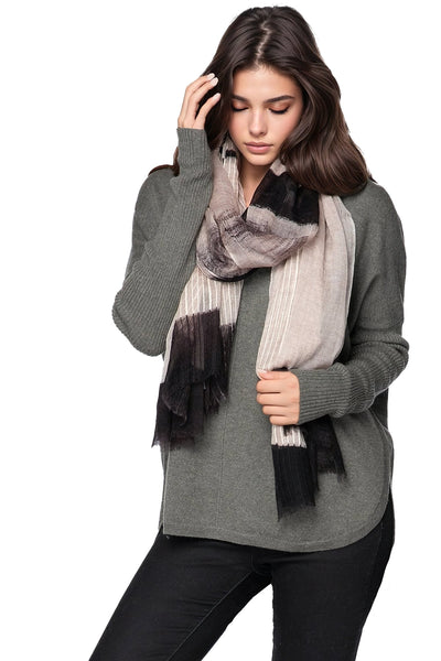 California Cashmere by Subtle Luxury Luxury Scarf Tan / One Size Kirkwood Extra Fine Wool Luxury Wrap Scarf