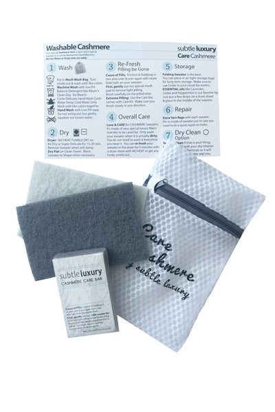 California Cashmere by Subtle Luxury Misc. Cashmere Care Kits for Washable Cashmere