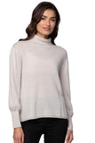 California Cashmere by Subtle Luxury Sweater 100% Cashmere Bianca Turtleneck Sweater