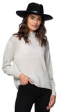 California Cashmere by Subtle Luxury Sweater Cashmere Bianca Turtleneck / S/M / Snow Speckle 100% Cashmere Bianca Turtleneck Sweater