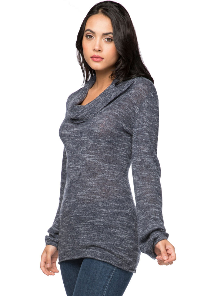California Cashmere by Subtle Luxury Sweater Flirty & Femme Sweater / S/M / Ocean Wave 100% Cashmere Gauzy Textured Sweater Knit - Flirty & Femme