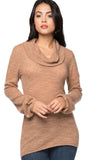 California Cashmere by Subtle Luxury Sweater Flirty & Femme Sweater / S/M / Sandalwood 100% Cashmere Gauzy Textured Sweater Knit - Flirty & Femme