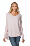 California Cashmere by Subtle Luxury Sweater Nelly Washable Cashmere V-neck / S/M / Dusty Nelly Washable Cashmere V-neck Pullover