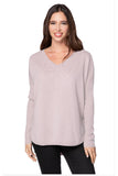 California Cashmere by Subtle Luxury Sweater Nelly Washable Cashmere V-neck / XS/S / Rosewater Nelly Washable Cashmere V-neck Pullover - New Arrivals