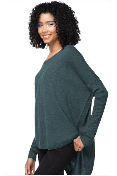 California Cashmere by Subtle Luxury Sweater Nelly Washable Cashmere V-neck / XS/S / Sage Nelly Washable Cashmere V-neck Pullover - New Arrivals