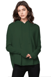 California Cashmere by Subtle Luxury Sweater Quinn Washable Cashmere Hoodie / XS/S / Evergreen Quinn Washable 100% Cashmere Hoodie Sweater-New Colors