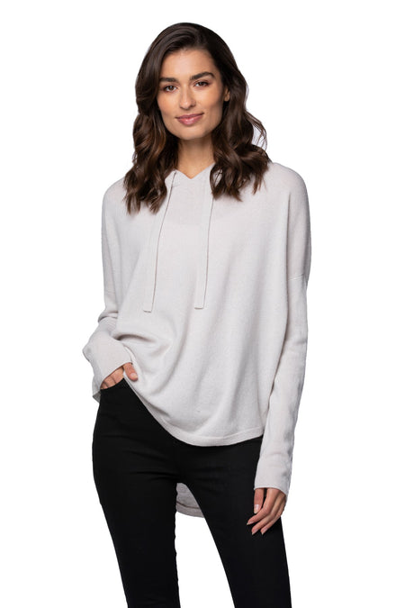Washable Cashmere Wesley Pullover in Black