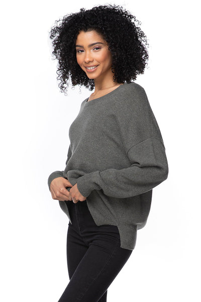 California Cashmere by Subtle Luxury Sweater Wesley Cashmere Pullover / S/M / Pesto Washable Cashmere Wesley Pullover Sweater