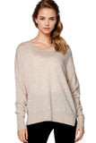 California Cashmere by Subtle Luxury Sweater Wesley Cashmere Pullover / XS/S / Almond Washable Cashmere Wesley Pullover Sweater