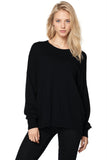 California Cashmere by Subtle Luxury Sweater Wesley Cashmere Pullover / XS/S / Black Washable Cashmere Wesley Pullover in Black