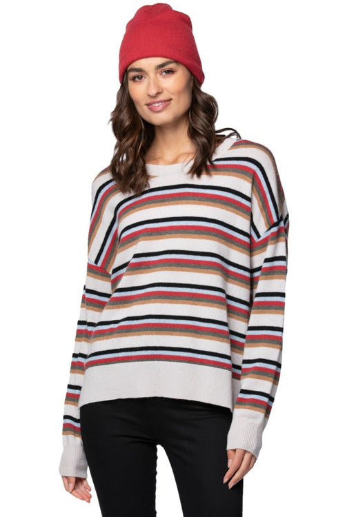 California Cashmere by Subtle Luxury Sweater Wesley Cashmere Pullover / XS/S / Timeless Stripe Washable Cashmere Wesley Pullover in Timeless Stripe