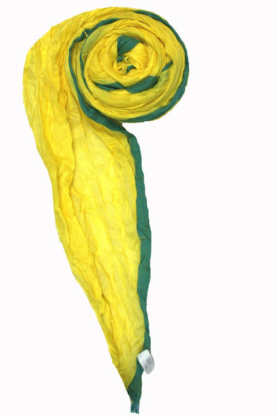 Contrast Border Modal Rayon Wrap Scarf - Subtle Luxury