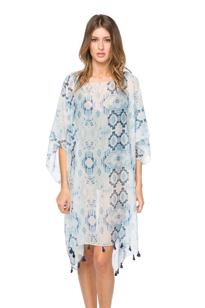 Cosmic Drama Print | Marina Coverup Sundress - Subtle Luxury