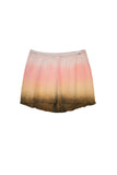 Cotton Dip Dye Lounge Ruffle Edge Short - Subtle Luxury