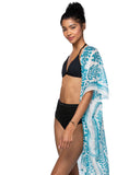 Dance At The Bazaar Print Coverup Kimono - Subtle Luxury