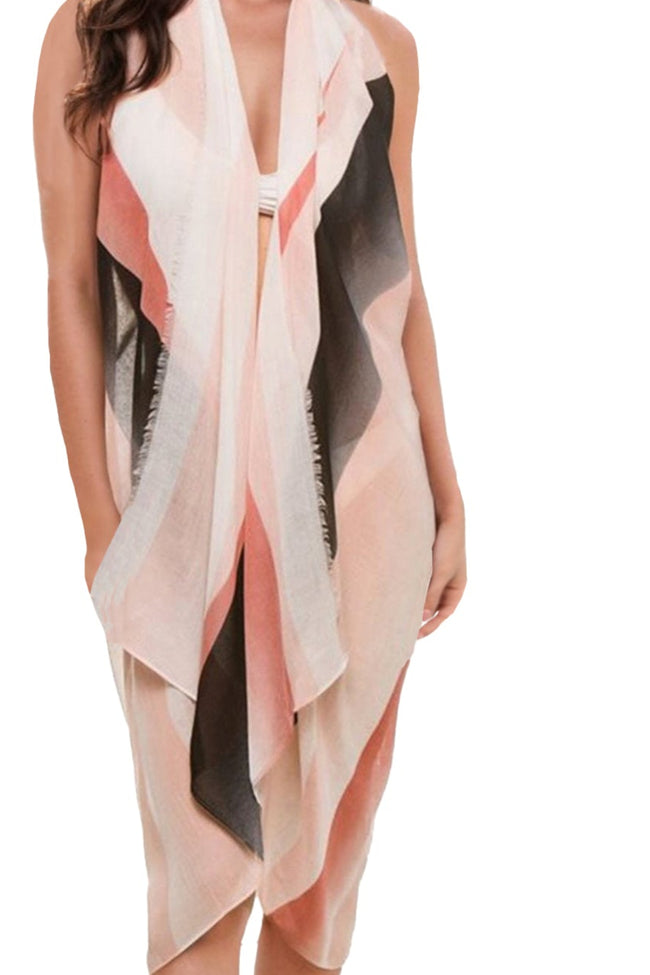 Dawn's Light Abstract Print Free Spirit Multi - Wear Coverup - Subtle Luxury