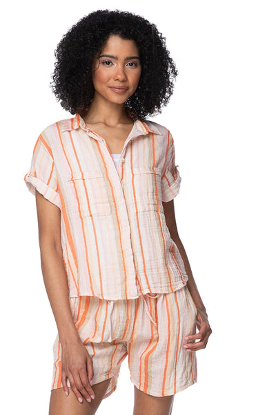 Double Gauze Getaway Lounge Short - Prints - Subtle Luxury