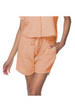 Double Gauze Getaway Lounge Solid Short - Subtle Luxury