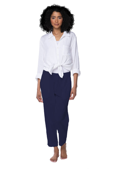Double Gauze Getaway Pant in Solids - Subtle Luxury