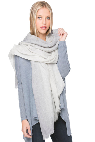 Dreamy Luxury Cashmere Spray Dot Scarf Wrap - Subtle Luxury