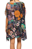 Enchanting Blooms Print Coverup Corinthian Shift - Subtle Luxury