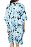 Fogged Horizon Tie Dye Kimono Wrap - Subtle Luxury
