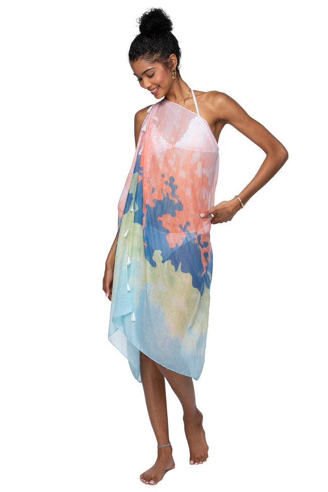 Free Spirit Coverup 5 - in - 1 – Lava Lamp Print - Subtle Luxury