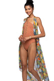 Free Spirit Multi Wear Coverup in Guava Chic Print - Subtle Luxury