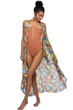 Free Spirit Multi Wear Coverup in Guava Chic Print - Subtle Luxury