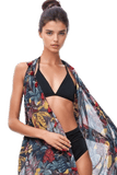 Free Spirit Multi Wear Coverup Vest in Jungle Fever Print - Subtle Luxury