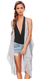 Free Spirit Multi Wear Coverup Vest in Lots of Dots Print - Subtle Luxury