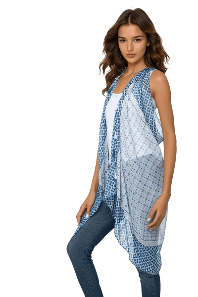 Free Spirit Vest in Age of Aquarius Print - Subtle Luxury