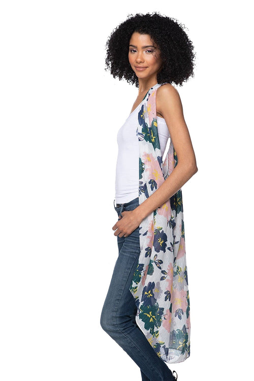 Free Spirit Vest in Sundry Floral Print - Subtle Luxury