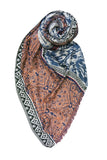 Gemini Rising Jacquard Woven Fabric Scarf Wrap - Subtle Luxury