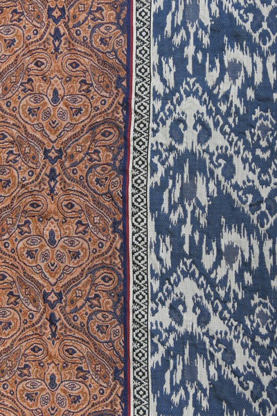 Gemini Rising Jacquard Woven Fabric Scarf Wrap - Subtle Luxury